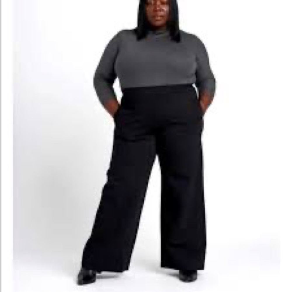 NWT Universal Standard Sloan Wide Leg Ponte Pants XS 10/12